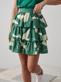 GONNA MINI BALZE VERDE JUNGLE