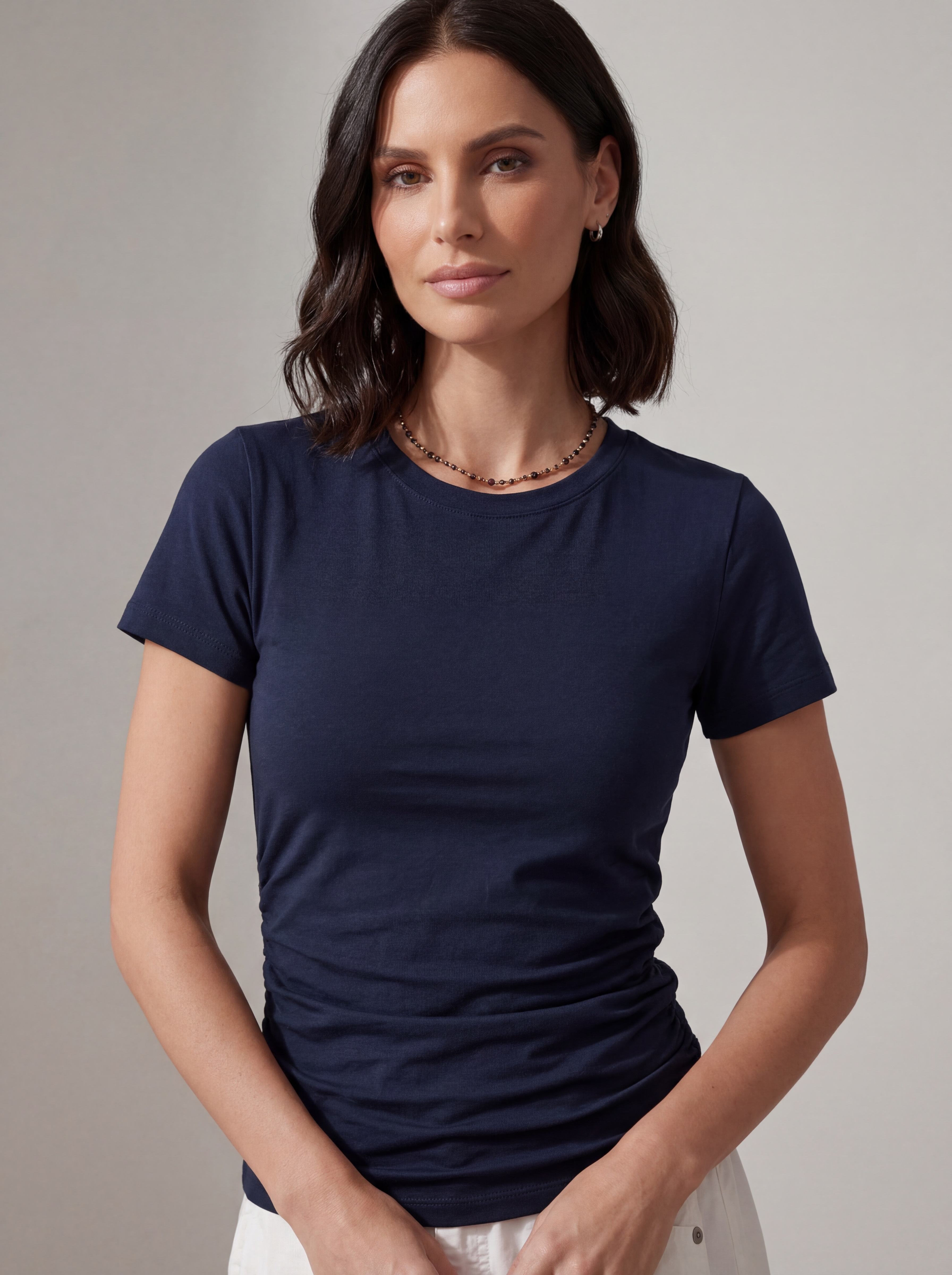 T-SHIRT JERSEY BLU NOTTE