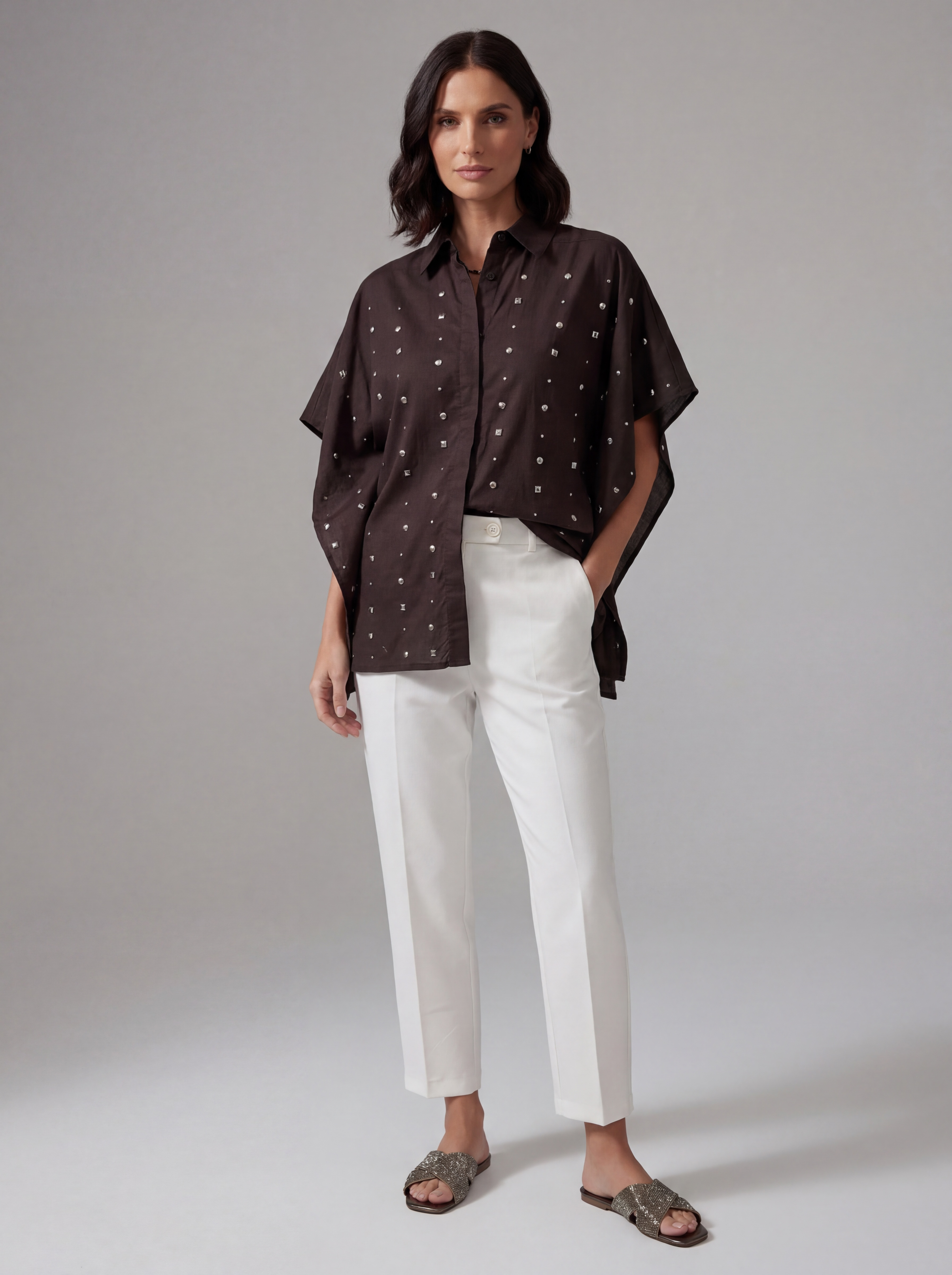 PANTALONI OFF WHITE