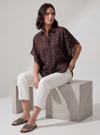 CAMICIA CON APPLICAZIONI GIOIELLO