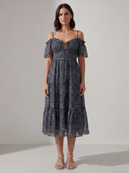 ABITO MIDI GEORGETTE