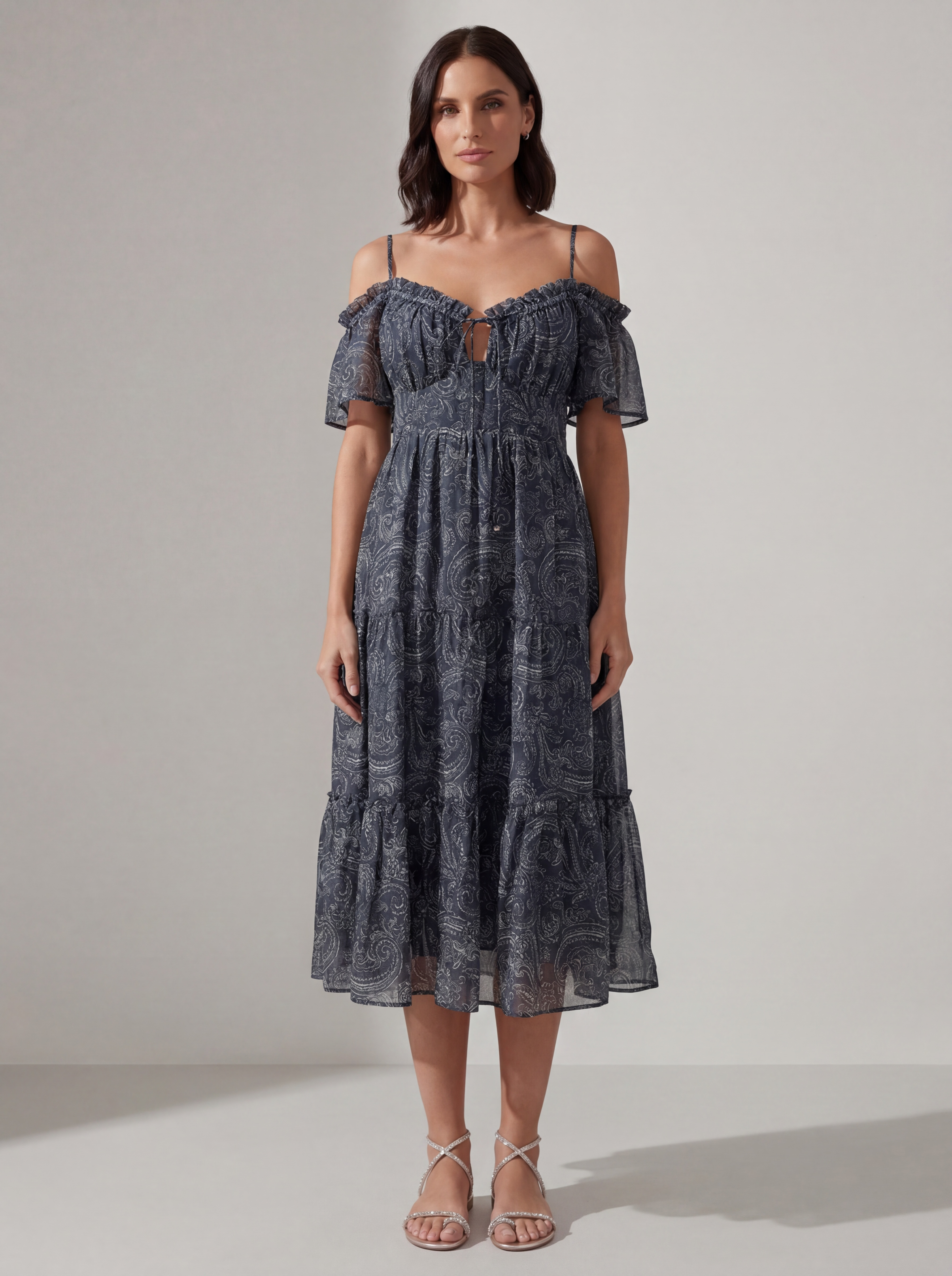 ABITO MIDI GEORGETTE