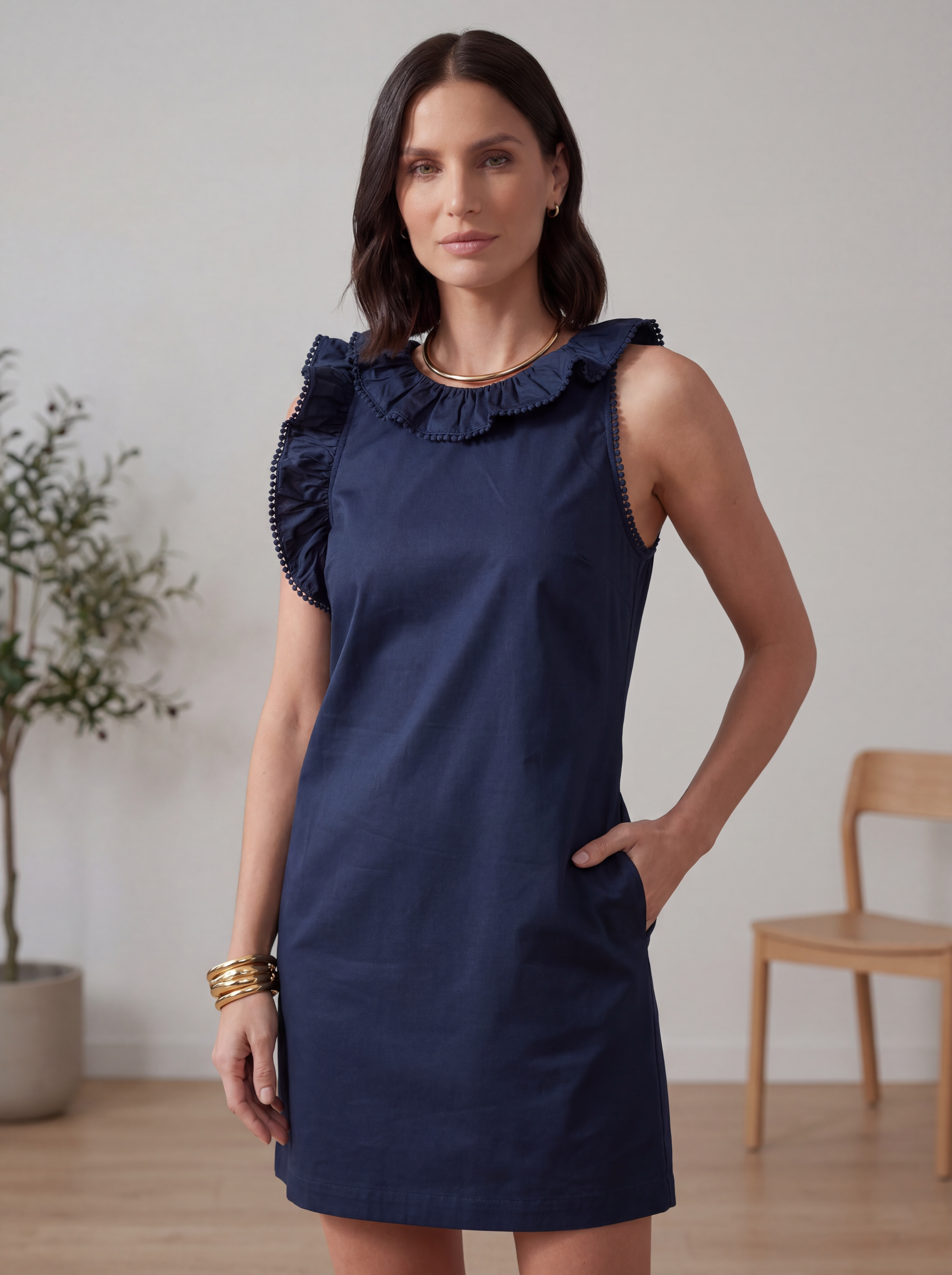 NAVY DRESS