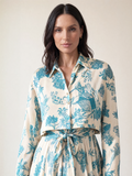 CAMICIA CROP PALME