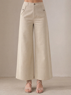 JEANS PALAZZO SABBIA