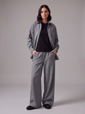PANTALONI PALAZZO GRIGI CON COULISSE
