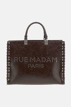 SIOUX TOTE BAG DARK BROWN RUE MADAM PARIS