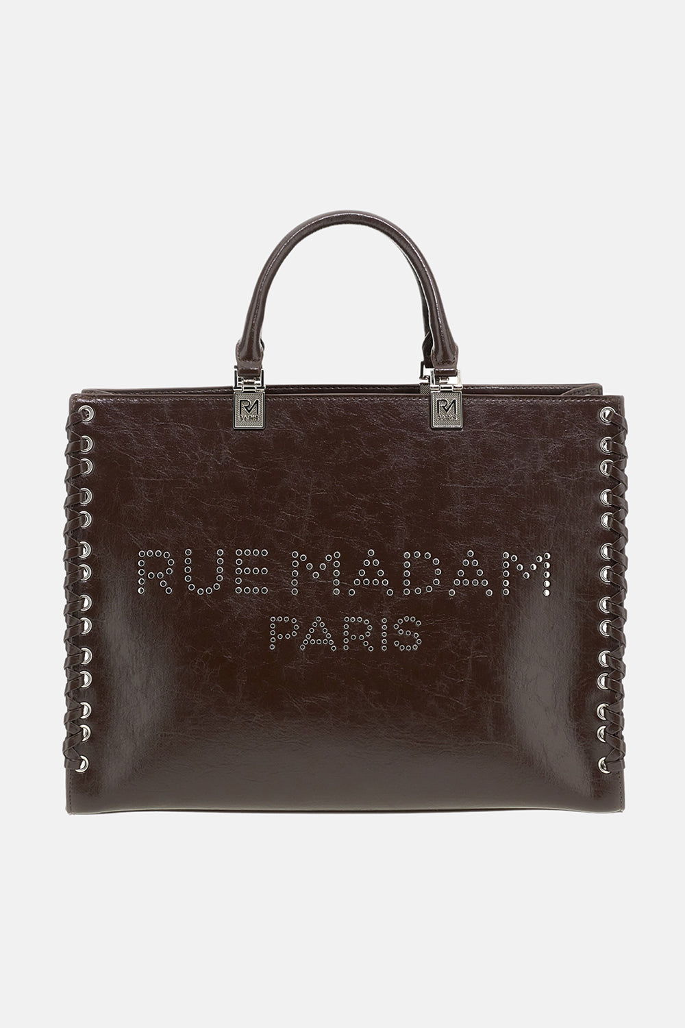 SIOUX TOTE BAG DARK BROWN RUE MADAM PARIS