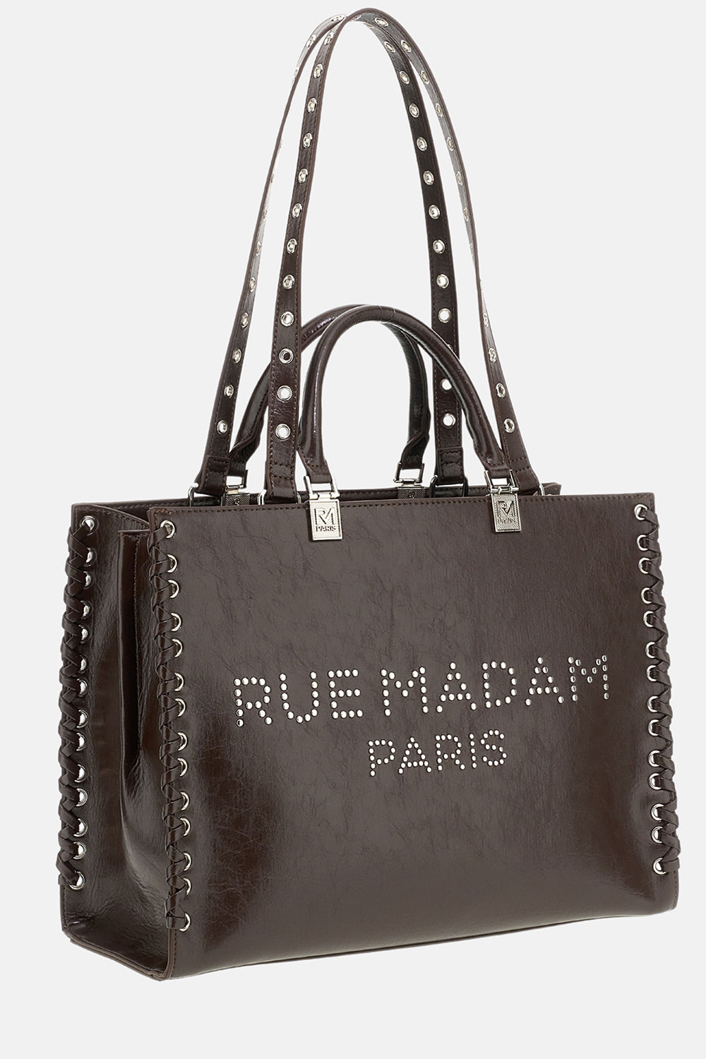 SIOUX TOTE BAG DARK BROWN RUE MADAM PARIS