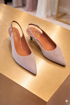 SLINGBACK SUEDE