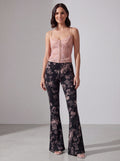 PANTALONI FLARE LYCRA