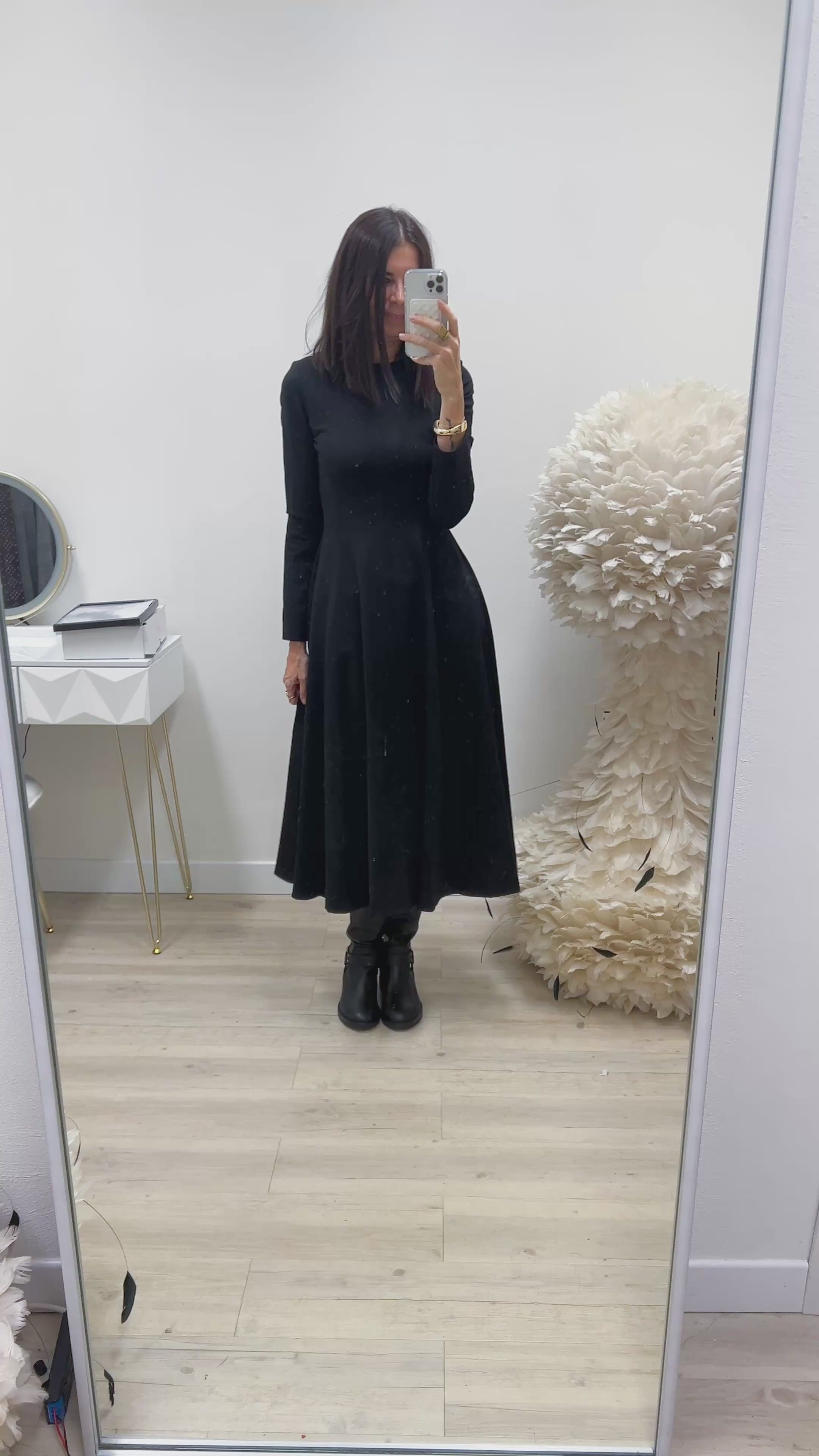 ABITO MIDI NERO
