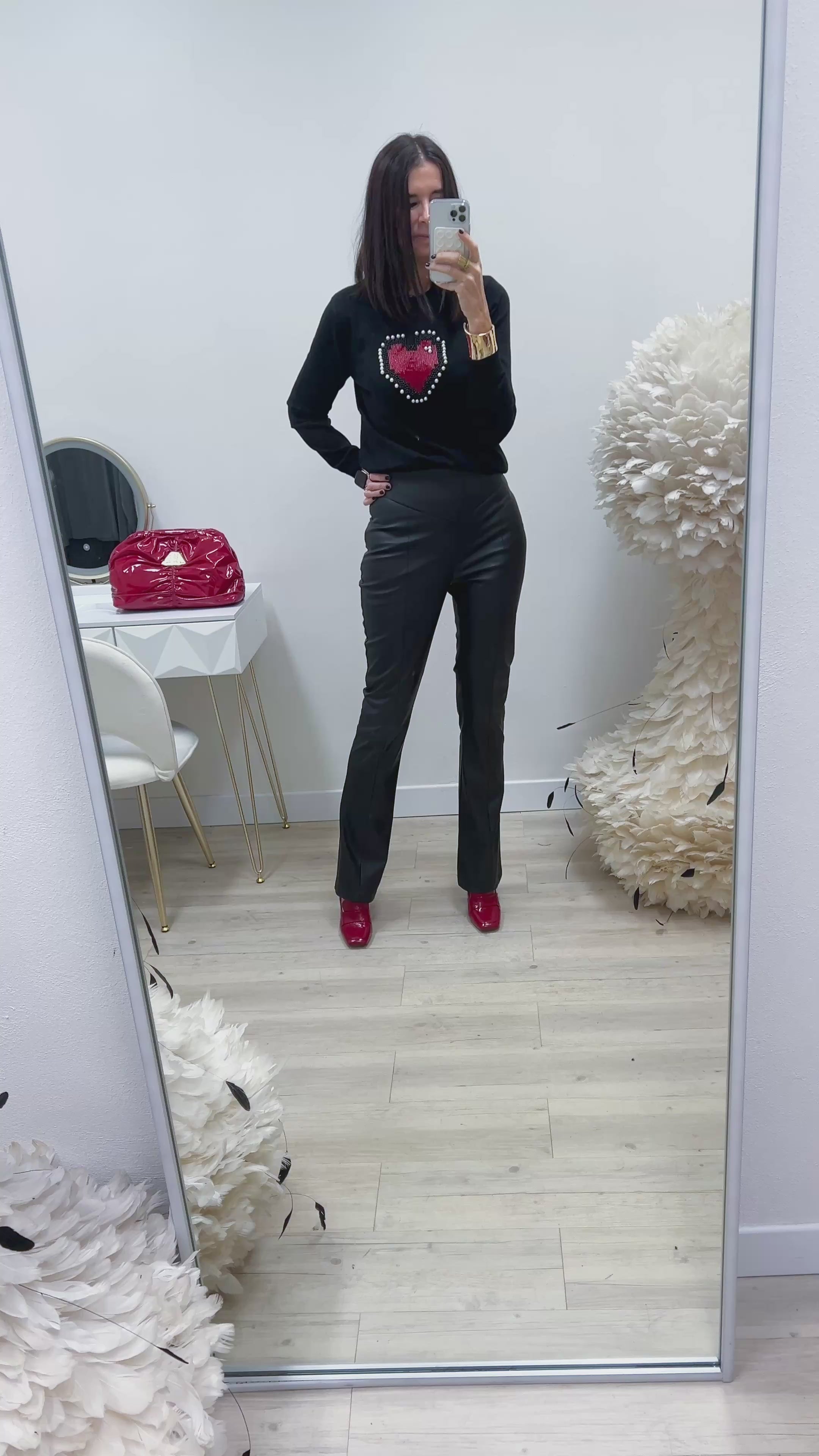 PANTALONI IN ECOPELLE