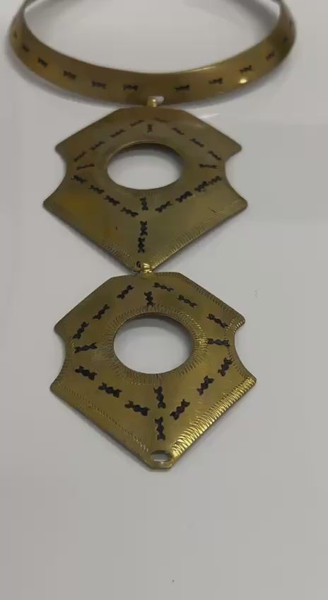 COLLANA GIROCOLLO CON PENDENTI